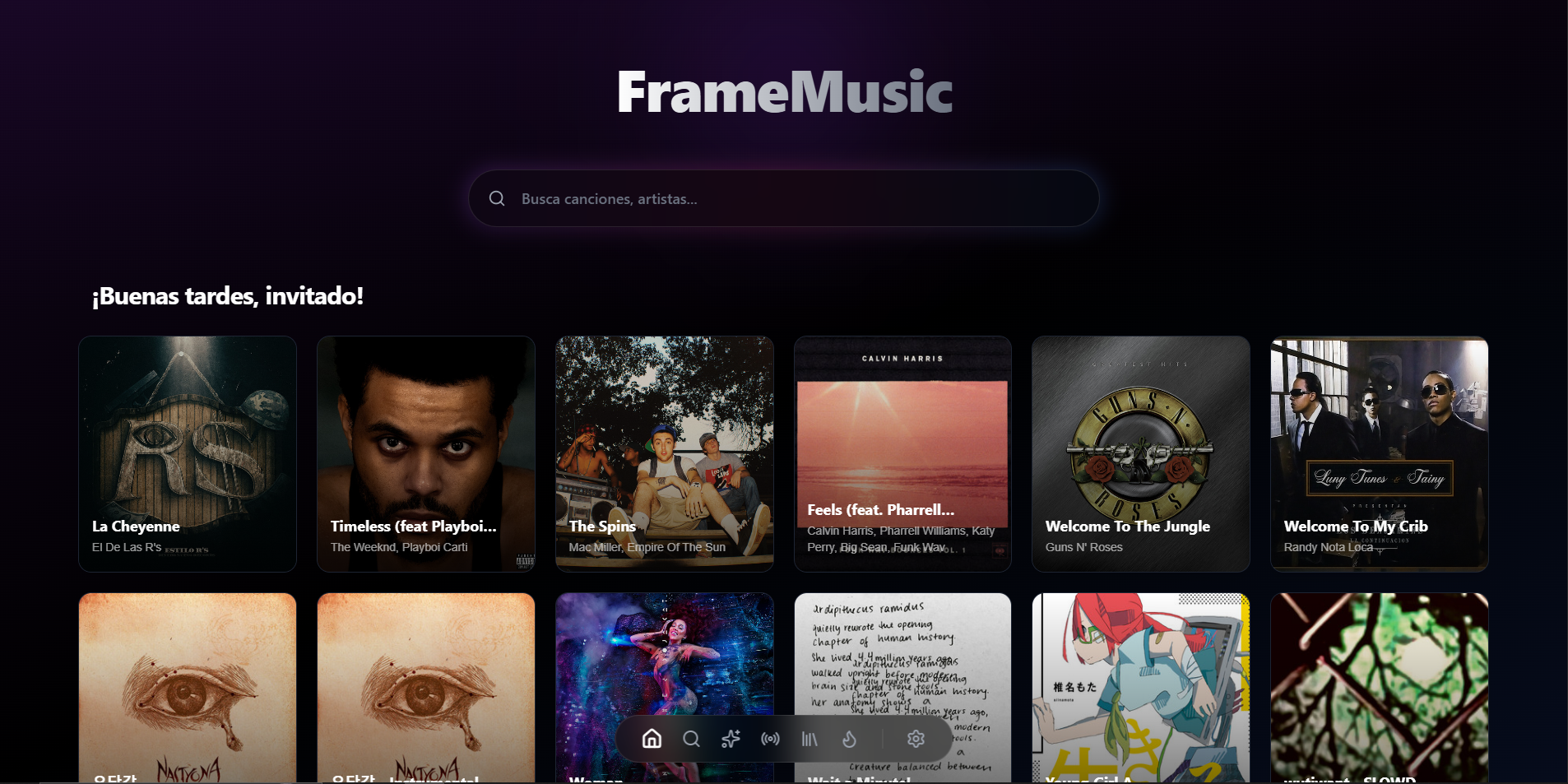 FrameMusic Preview